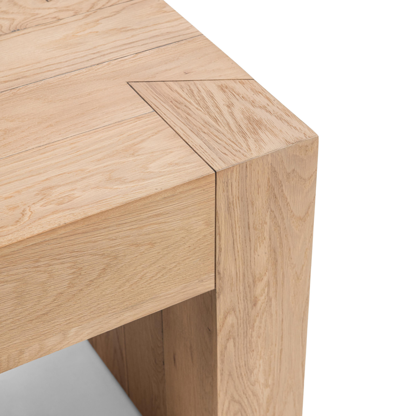 Elise 24" Oak End Table, Coastal Haven