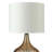 24.5" Tall Glass Table Lamp "Courtney"