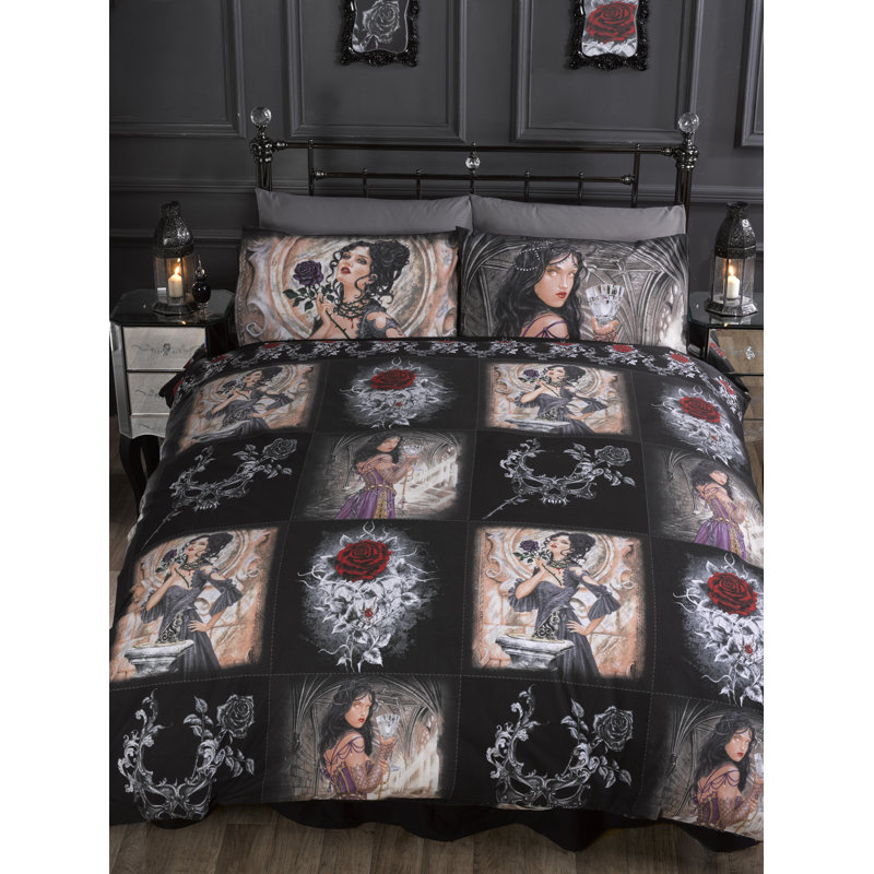 Story of the Rose Pencil Pleat Semi Sheer Curtains Groves