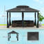 9.5 Ft. W x 13 Ft. D Steel Gazebo