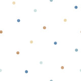 Tiny Tots 2 Polka Dots Design 33' L x 21" W Wallpaper Roll