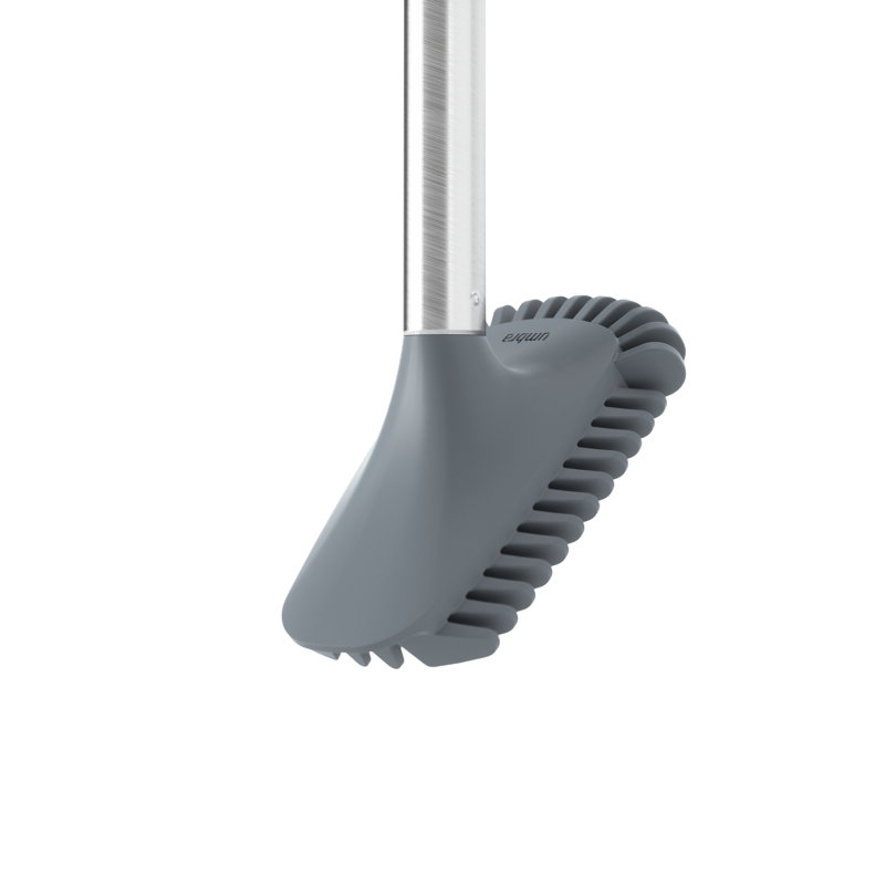 Brosse de toilette en plastique Flex Adhésive 17,6 po