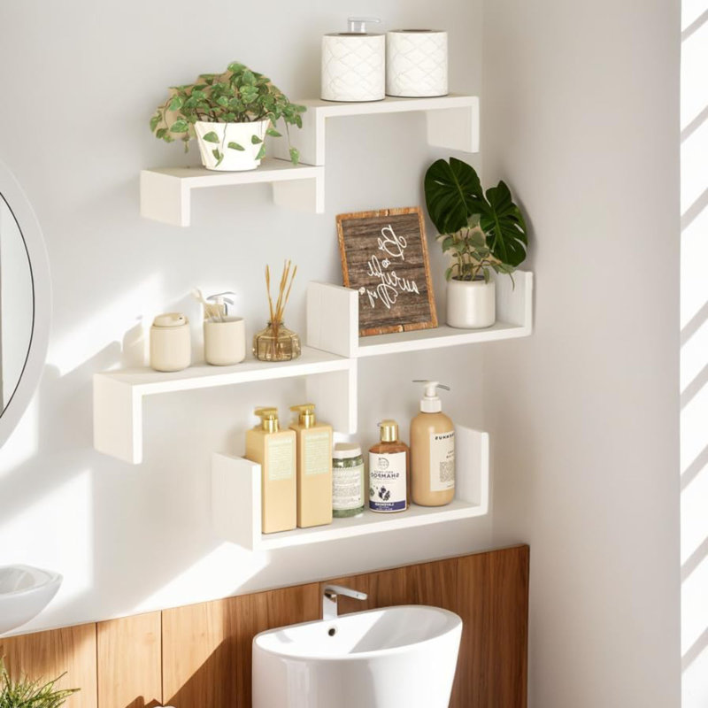 4 Piece Floating Shelf