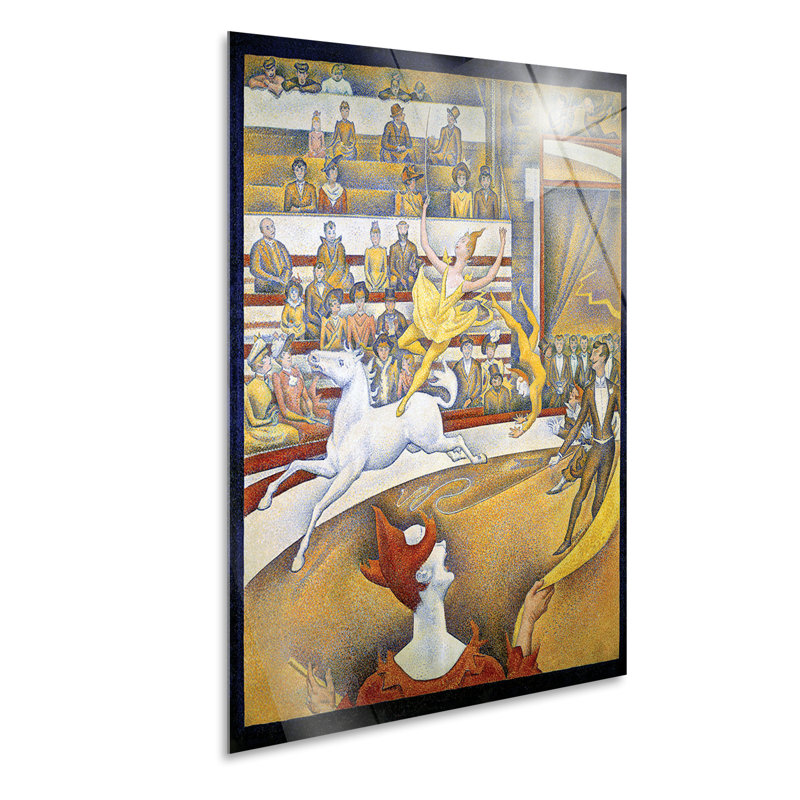 The Circus by Georges Seurat - No Frame Painting, Plastic/Acrylic, 100cm H x 70cm W