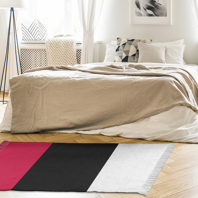 Chenille Striped Indoor Rug