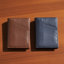 Porte-cartes en cuir | Pliable mince - brun-124556014