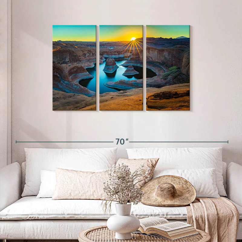 Alvord Lake Powell Canyon Sunrise, 48" H x 74" W