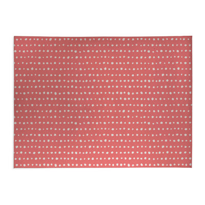 Dot Row Low Profile Kitchen Mat