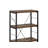 Bob Weathered Oak & Black Finish Bookshelf