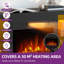 148cm W TV stand cabinet with electric fire, 6800 BTU for rooms up to 30 sq. m.-733902443