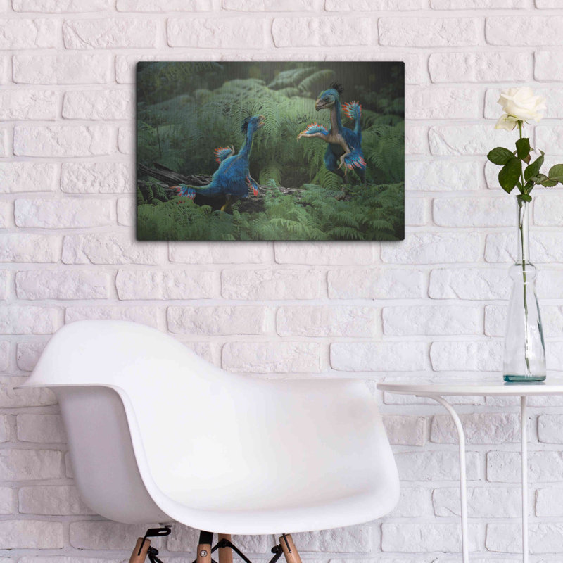 " Caudipteryx " by Damir Martin, 16" H x 24" W