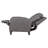 Molucca Jefferson Upholstered Power High Leg Recliner-763902633