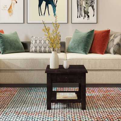 Embry Solid Wood End Table