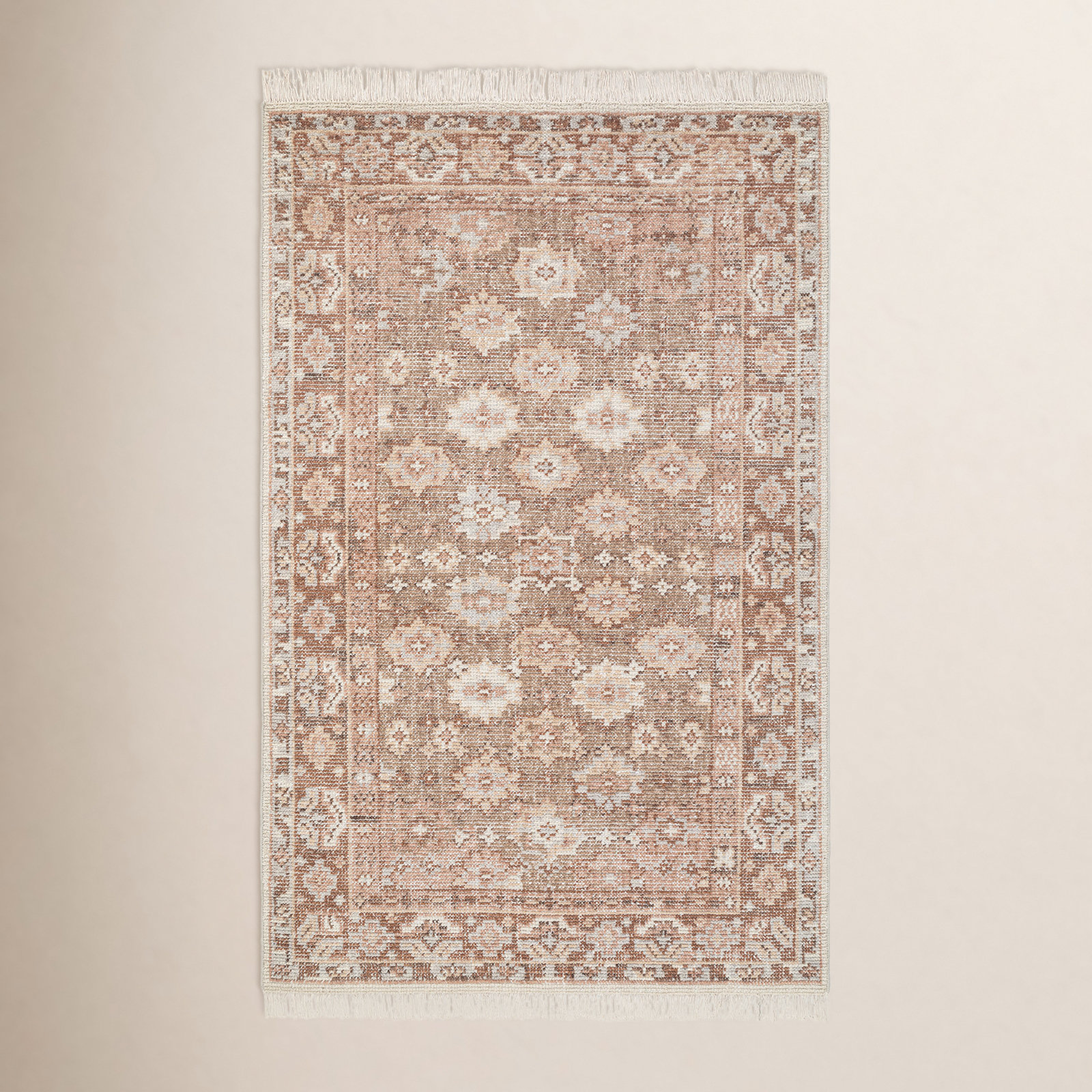Hand-Knotted Oriental Wool Rug, Rectangle 7'9" x 9'9"