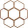 Florin Wood Fretwork Pierced Ceiling Medallion