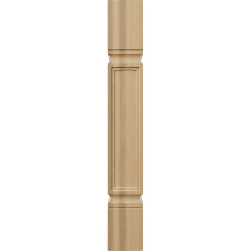 Colonne à panneau surélevé Kent, Merisier