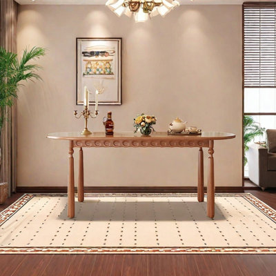 Flower shaped creative dining table