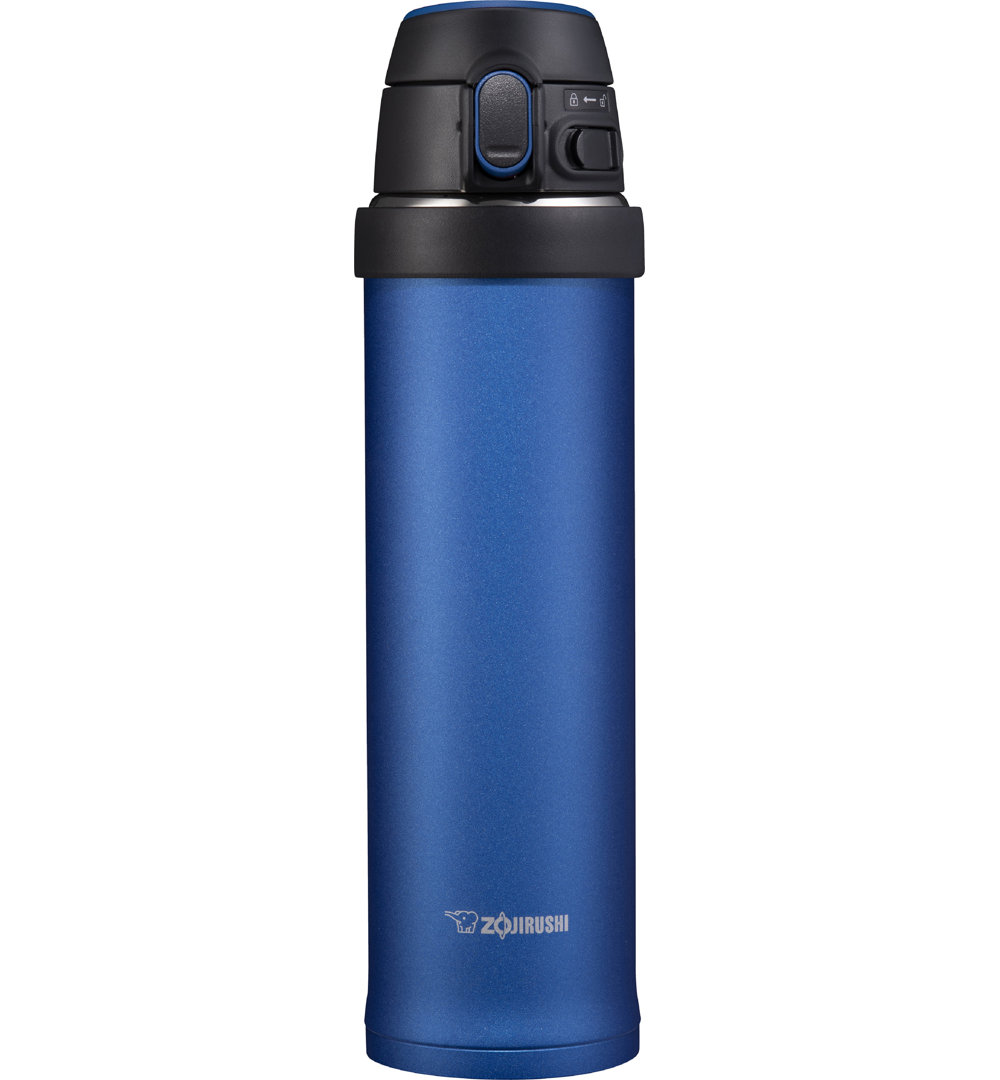Flip-and-Go Vacuum Insulated Stainless Steel Travel Mug Zojirushi Color: Cobalt Blue Size: 20 oz