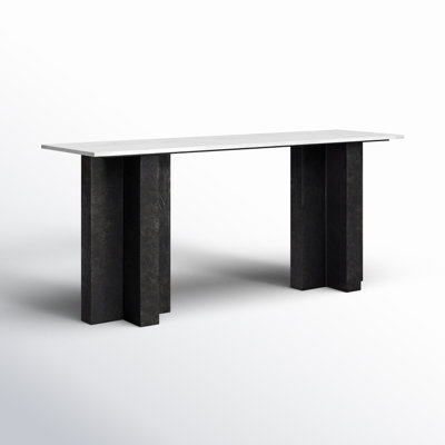 72'' Marble Top Console Table