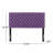 Tufted Upholstered Bed Headboard In Modern Button Design, Adjustable Solid Wood Head Board, Solid Wood Head Board With Durable Metal Legs In Bedroom
