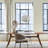 Simple and elegant solid wood dining table-110734056