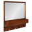 Jaela Wood Flat Mirror with Shelves-319936290-333645475