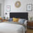 Tufted Upholstered Queen Size Bed Headboard In Modern Button Design, Adjustable Solid Wood Head Board, Solid Wood Head Board With Durable Metal Legs In Bedroom-249244040-249244047
