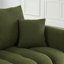 Canapé 82 pouces en tissu haut de gamme avec 3 coussins de dossier et coussins, structure en bois massif, idéal pour le salon, la chambre à coucher, un appartement et un bureau
