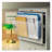 Deflect-o® DocuPocket® Magnetic Wall File Pocket PVC / Vinyl Hanging Files Open