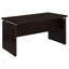 Bureau d'ordinateur en forme de L Ulloa Cappuccino de 83 pouces avec rangement spacieux et conception ergonomique pour les espaces de travail modernes