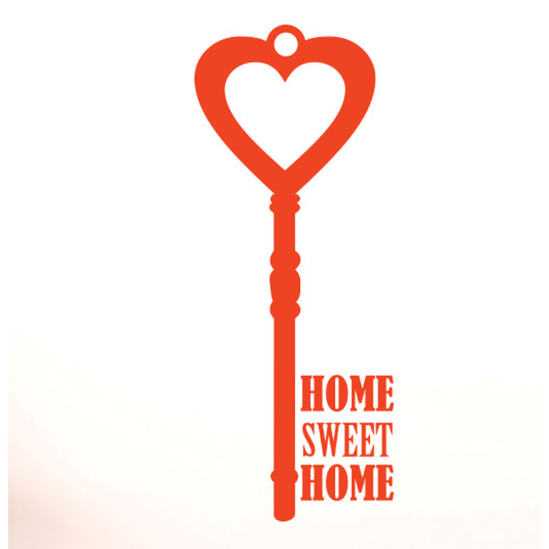 Wall Decal, Orange, Large