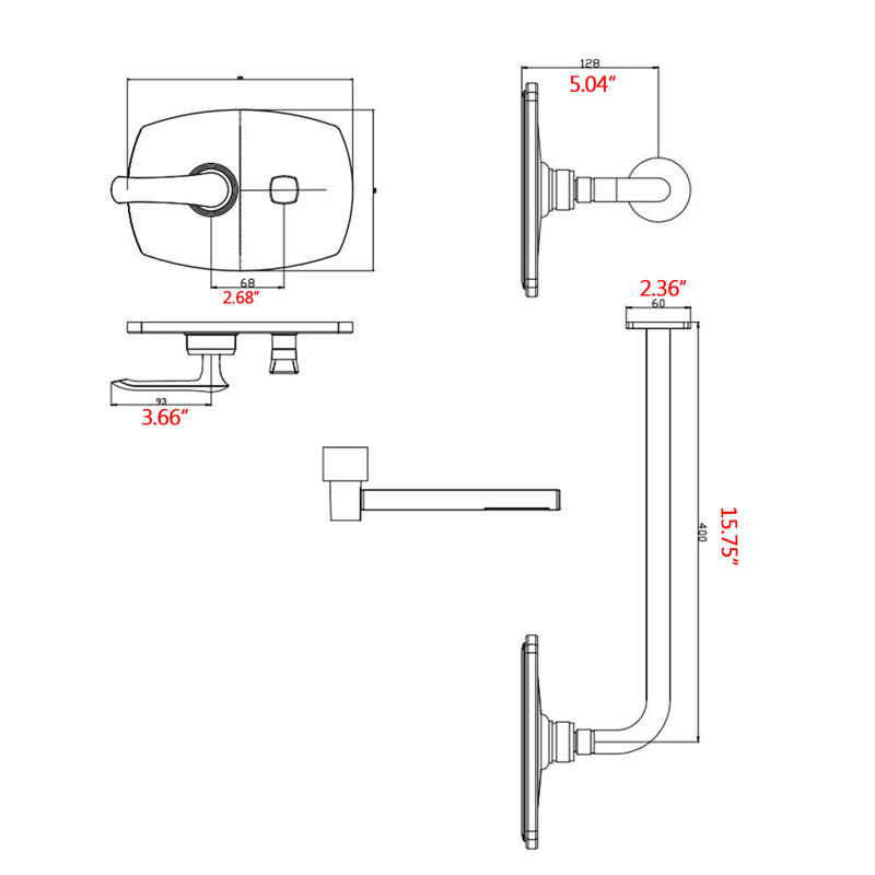 All-In-One Kit with Rough in-Valve