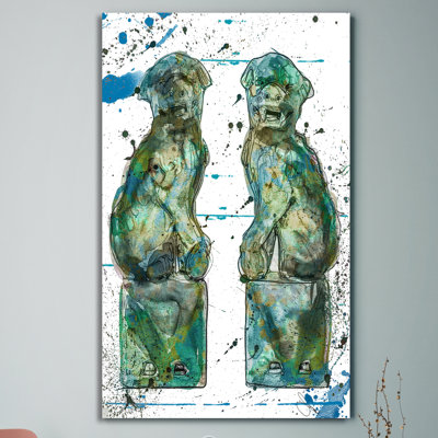 « fou dogs », impression sur toile