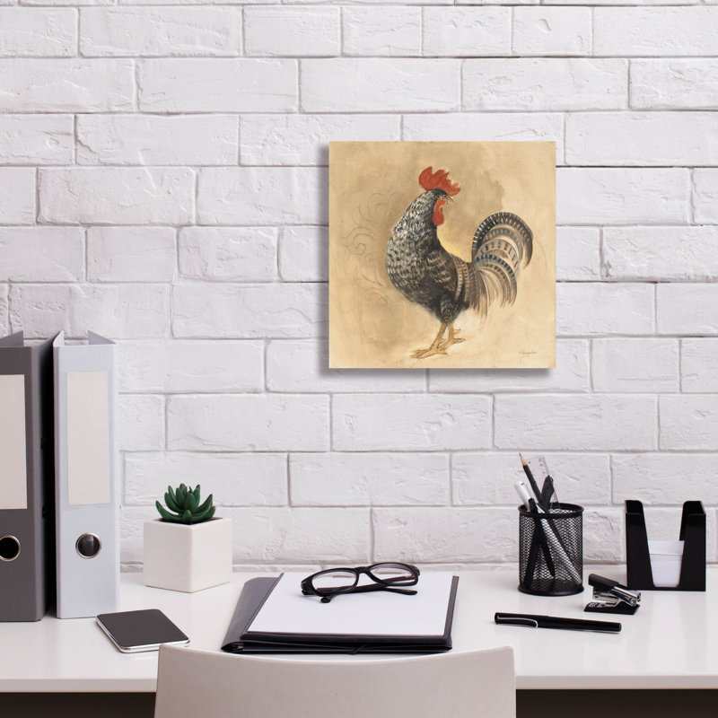 «Farm Friend 2» par Albena Hristova, art mural sur toile, H 12 po x l 12 po x P 0,75 po