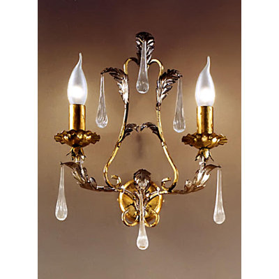 2-Light Candle Wall Light