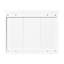 Étagère de salle de bain murale, blanche, réglable pour agrégateur de rangement, étagère, grande capacité