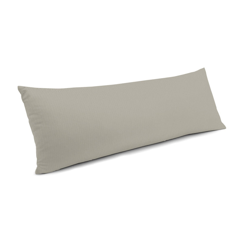 Coussin ClassicLinen, Beige, 12 po x 24 po, Mélange de duvet