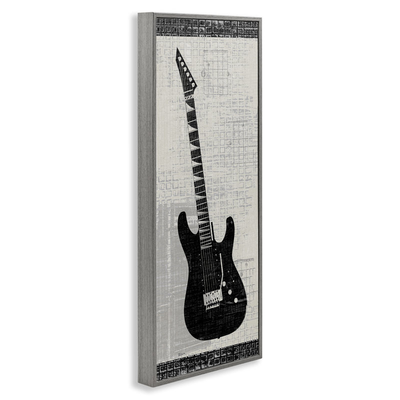 Giclée à motif de guitare électrique par Katrina Craven, Estampe numérique Farmhouse, H 24 po x l 10 po