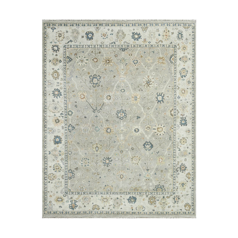 Tapis en laine, Rectangle 7 pi 9 po x 9 pi 7 po