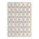 Glam Geometric White Silver Area Rug