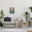 Paysage de jardin fantaisiste sur toile-93925790-93925791