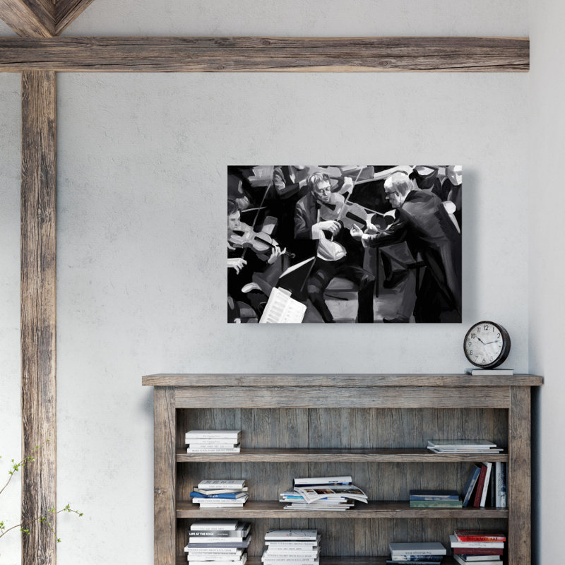 Orgue symphonique - décor de toile de salon
