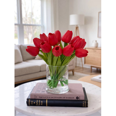Tulip Faux Floral in Vase