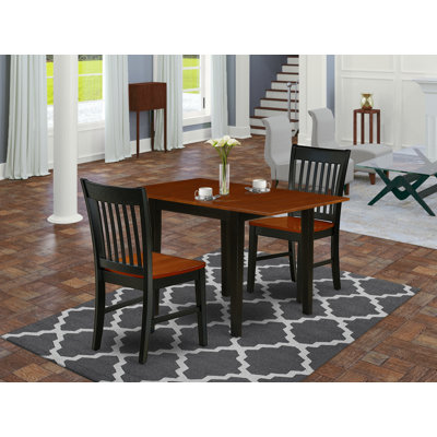Solid Wood Top Dining Table Set