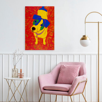 Feisty Jack Russell - Art contemporain avec chiens