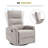 26" W Manual Swivel Rocker Recliner With Pockets-1774114623