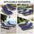 80"L X 26"W Outdoor Lounge Chair Cushions With Headrest And Ties (Set of 2 )-703250685-703250672