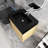 24" Single Sink Wall Mounted Bathroom Vanity with Top-1882906608
