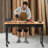 60" Workbench on Wheels Adjustable Height Table with Power Outlet & Drawer