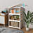 96 Qt, 1 Tiers Collapsible Storage Bins Organizer, Stackable Cube Large Plastic Storage Box With Lids & Wheels, Storage Containers For Toy, Snacks, Kitchen, Under Bed Use, Closet, Storage Organiser